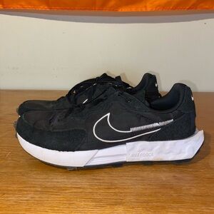 Size 8.5 - Nike Fontanka Waffle Black White W